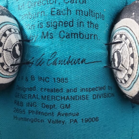 Vintage Dreamwheels Chevy Bel Air Car Plush Pillow Stuffed Toy Blue 1985 - Picture 14 of 16